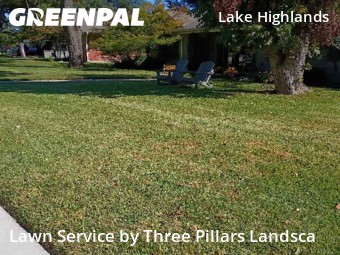 Lawn Cutin Dallas,75243,Yard Cutting by Three Pillars Landsca, work completed in Nov , 2025