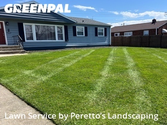 Lawn Servicein Bedford,44146,Grass Cut by Peretto’s Landscaping, work completed in Jun , 2026