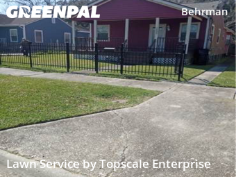 Lawn mowed in New Orleans, 70114