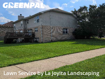 Yard Mowing in Lockport, 60441, Lawn Care by La Joyita Landscaping, work completed in Aug , 2025