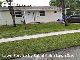 Lawn Management in North Lauderdale, 33068, Mowing Services by Sabal Palm Lawn Srv., work completed in Nov , 2025