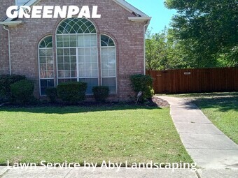 Lawn mowed in Allen, 75002