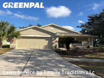 Yard Mowingin Riverview,33569,Lawn Cut by Family Tradition’s Lc, work completed in Dec , 2025