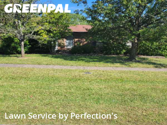 Lawn Work in Jeffersontown, 40299, Mowing Services by Perfection's, work completed in Dec , 2025