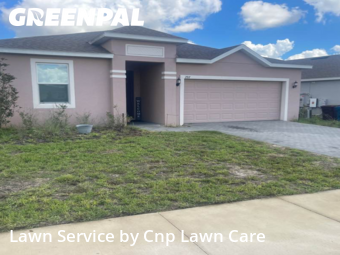 Yard Maintenance in Haines City, 33844, Front Yard Mowing by Cnp Lawn Care, work completed in Dec , 2025
