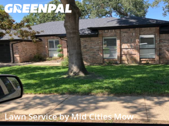 Lawn Cuttingin Bedford,76021,Lawn Maintenance by Mid Cities Mow, work completed in Dec , 2025