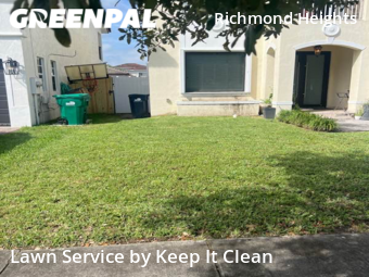 Backyard Mowing in Richmond West, 33177, Lawn Cutting by Keep It Clean, work completed in Dec , 2025