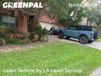 Yard Cuttingin The Woodlands,77382,Grass Cutting by J.A Lawn Service, work completed in Oct , 2025