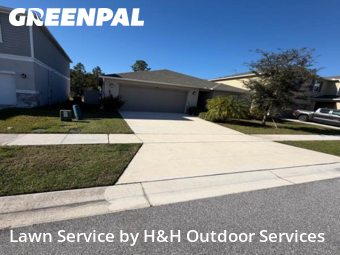 Lawn mowed in Davenport, 33837