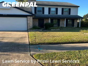 Lawn Mowin Pearland,77581,Lawn Mowing by Prizel Lawn Services, work completed in Dec , 2025