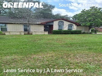 Yard Mowingin Rosenberg,77471,Grass Cutting by J.A Lawn Service, work completed in Dec , 2025
