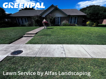 Yard Mowing in Coppell, 75019, Mowing Services by Alfas Landscaping, work completed in Nov , 2025