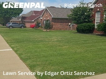 Yard Mowingin Plano,75025,Grass Cut by Edgar Ortiz Sanchez, work completed in Jun , 2026
