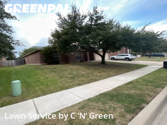 Lawn Cuttingin Burleson,76028,Grass Cut by C ‘N’ Green, work completed in Nov , 2025