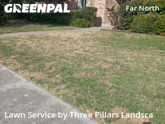 Lawn Servicein Dallas,75248,Lawn Service by Three Pillars Landsca, work completed in Feb , 2026