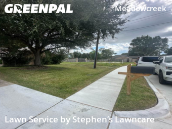 Yard Mowingin Missouri City,77489,Yard Cutting by Stephen’s Lawncare, work completed in Dec , 2025