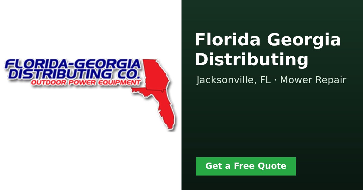 Florida Georgia Distributing - Mower Repair Jacksonville, FL