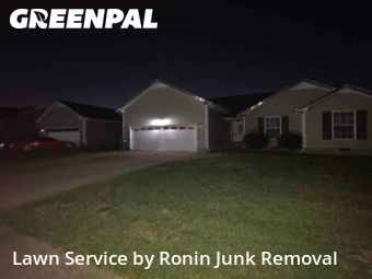 Lawn Servicein Clarksville,37040,Yard Cutting by Ronin Junk Removal , work completed in Oct , 2025