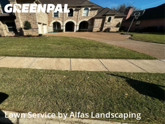 Lawn Cutin Flower Mound,75028,Lawn Cut by Alfas Landscaping, work completed in Dec , 2025