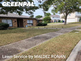 Grass Cutin Garland,75043,Lawn Mow by MALDEZ RONAN, work completed in Nov , 2025