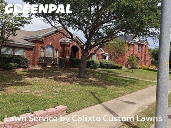 Lawn mowed in Lancaster, 75134