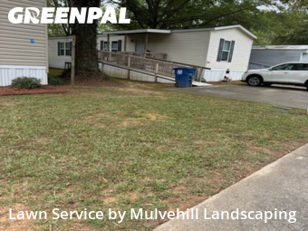 Front Yard Mowing in Gardendale, 35071, Yard Cutting by Mulvehill Landscaping, work completed in Nov , 2025