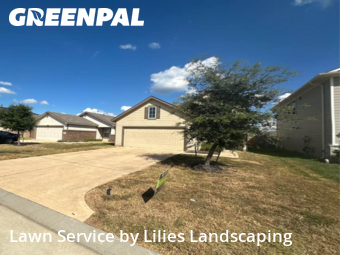 Lawn Care in Magnolia, 77354, Front Yard Mowing by Lilies Landscaping, work completed in Nov , 2025