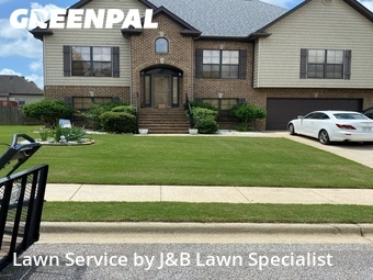 Lawn mowed in Alabaster, 35114