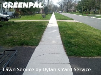 Grass Care in Villa Park, 60181, Front Yard Mowing by Dylan's Yard Service , work completed in Dec , 2025
