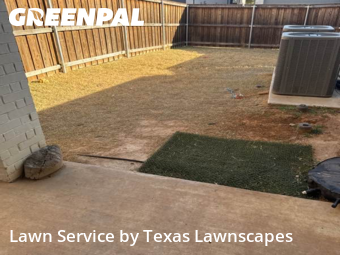 Lawn mowed in Allen, 75013