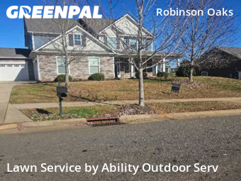 Lawn Cutin Gastonia,28054,Yard Mowing by Ability Outdoor Serv, work completed in Dec , 2025