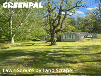Yard Cutting in Portage, 49002, Front Yard Mowing by Land Scrape, work completed in Dec , 2025