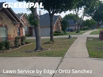 Lawn Mowing Servicein Garland,75043,Lawn Mowing Service by Edgar Ortiz Sanchez, work completed in Jun , 2026