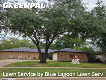 Lawn Mowingin Houston,77065,Lawn Cutting by Blue Lagoon Lawn Serv, work completed in Dec , 2025