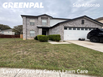 Lawn Carein San Antonio,78247,Lawn Service by Cantus Lawn Care , work completed in Dec , 2025