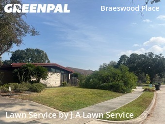 Grass Cuttingin Houston,77025,Lawn Mow by J.A Lawn Service, work completed in Nov , 2025