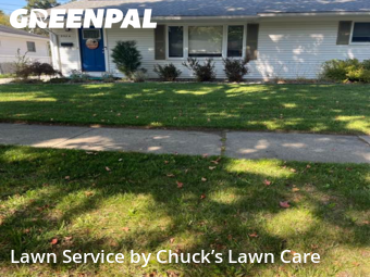 Lawn Mowing Servicein Saginaw,48602,Lawn Maintenance by Chuck’s Lawn Care , work completed in Dec , 2025