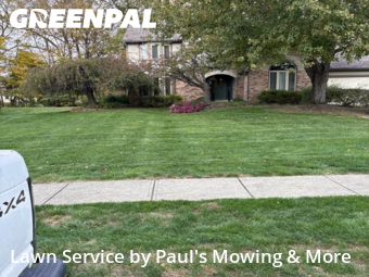 Yard Work in Pickerington, 43147, Grass Cutting by Paul's Mowing & More, work completed in Nov , 2025