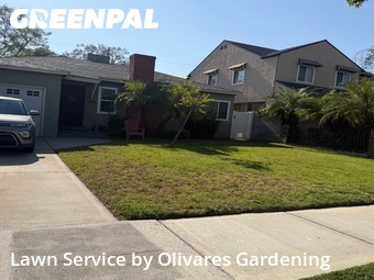 Lawn mowing work completed in Burbank, CA