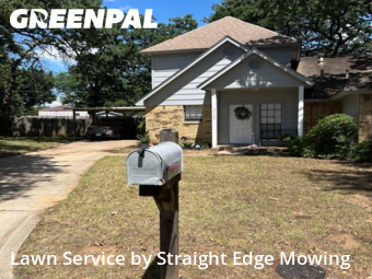 Yard Mowingin Grapevine,76051,Grass Cut by Straight Edge Mowing, work completed in Nov , 2025