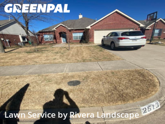 Lawn mowed in Denton, 76210