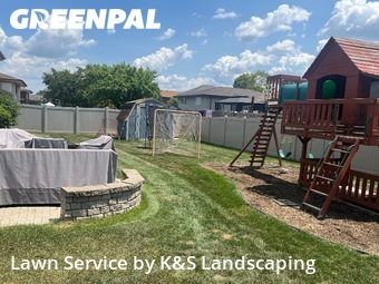 Lawn Maintenance in Tinley Park, 60477, Turf Services by K&S Landscaping, work completed in Nov , 2025