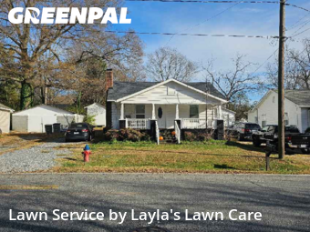Lawn Maintenancein Kannapolis,28081,Yard Mowing by Layla's Lawn Care, work completed in Dec , 2025