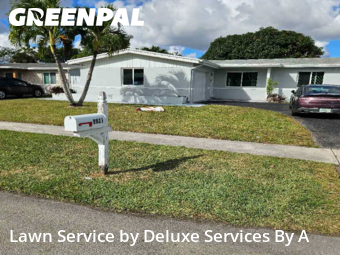 Grass Cuttingin Sunrise,33322,Lawn Care Service by Deluxe Services By A, work completed in Feb , 2026