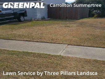 Lawn mowed in Carrollton, 75006