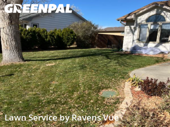Backyard Mowing in Loveland, 80537, Grass Care by Ravens Vue, work completed in Nov , 2025