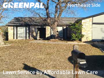 Lawn Cuttingin Schertz,78108,Yard Cutting by Affordable Lawn Care, work completed in Feb , 2026