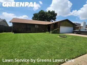 Landscaping In Tulsa,74129,Landscaping Maintenance by Greens Lawn Care, work completed in Jul , 2026