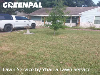 Front Yard Mowing in La Porte, 77571, Yard Care Services by Ybarra Lawn Service , work completed in Nov , 2025