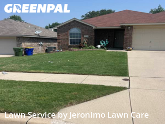 Yard Mowingin White Settlement,76108,Lawn Cut by Jeronimo Lawn Care , work completed in Jan , 2026